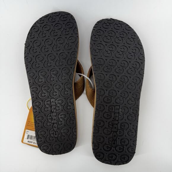 Cobian Mens Lazo Sandals Campo Del Sol Tan Mens Size 10 Flip Flops Thongs main image 5